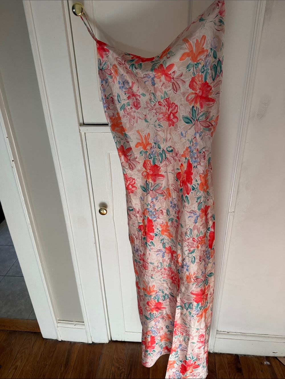 NWT Floral Silk Dress
